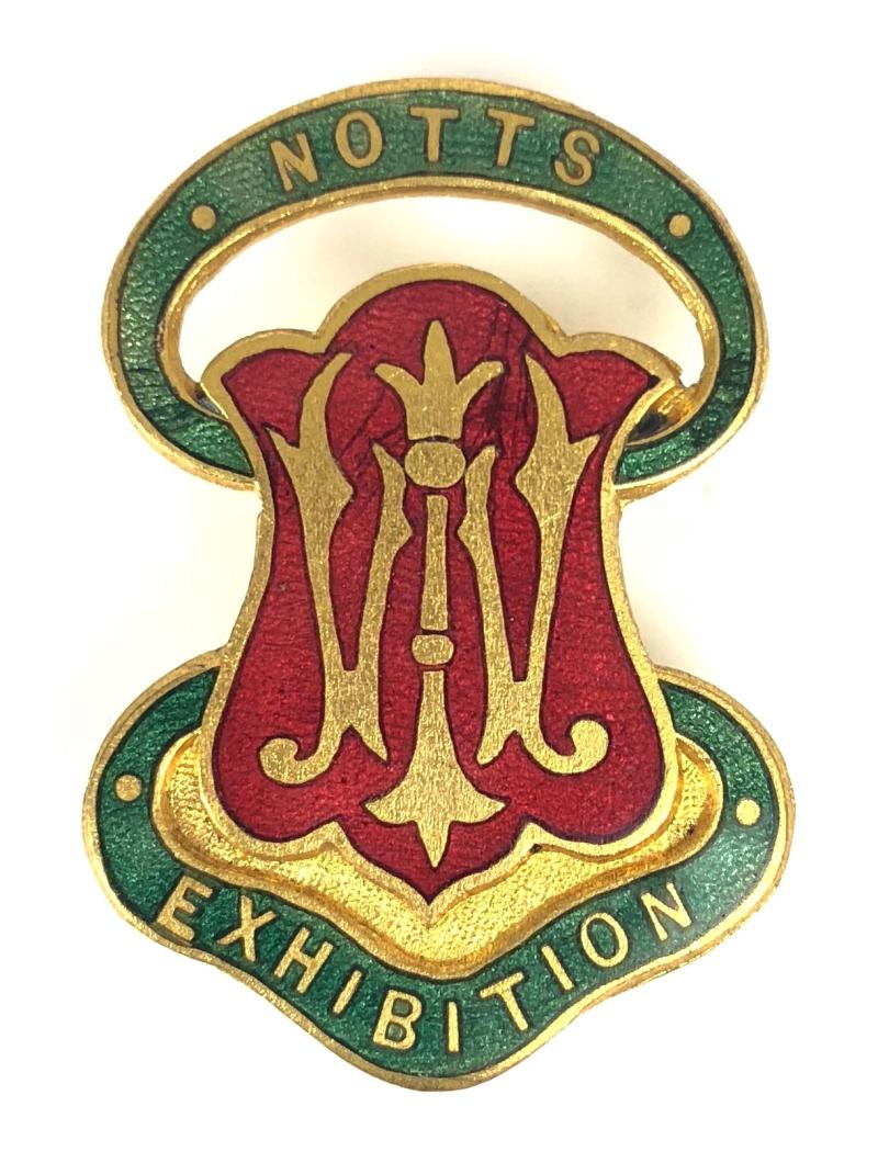 Nottingham Federation WI handicrafts exhibition badge