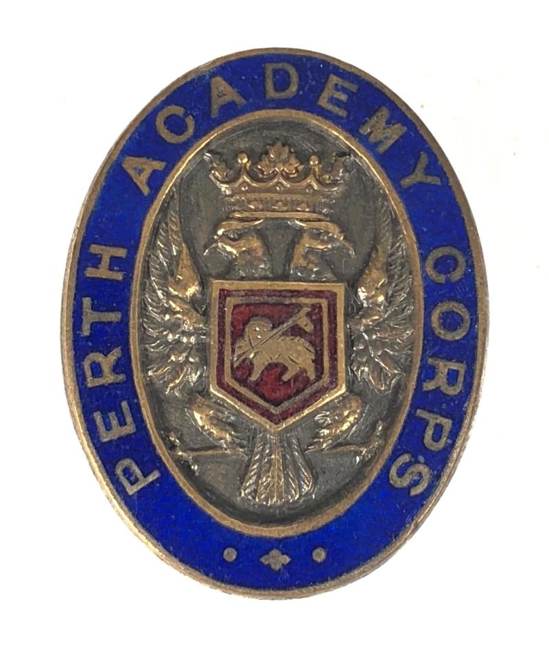 WW1 Perth Academy Corps VTC badge Scotland