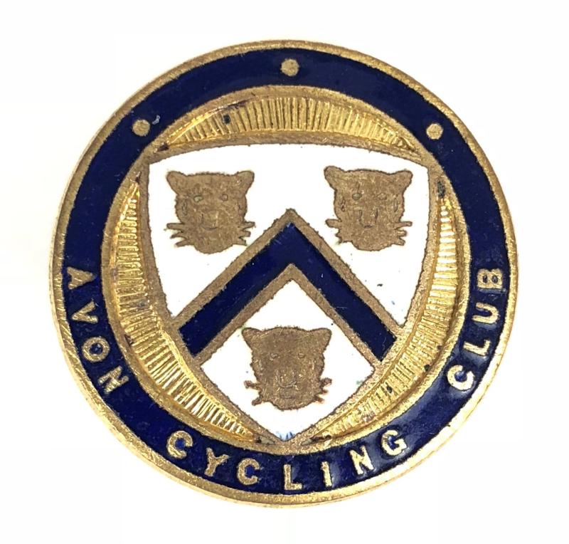 Stratford-upon-Avon Cycling Club vintage lapel badge