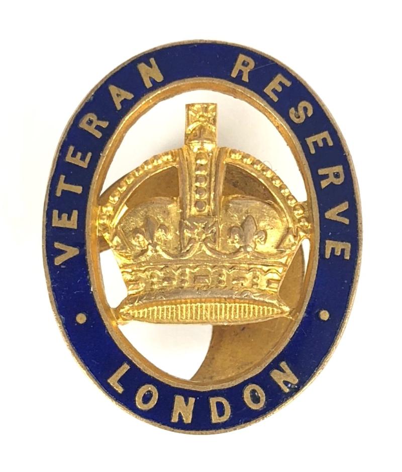 Veteran Reserve London officially numbered badge
