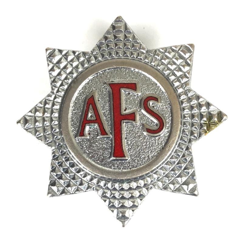 WW2 Auxiliary Fire Service AFS firemans cap badge
