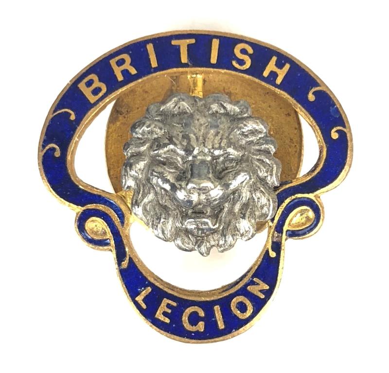 British Legion large 1st pattern membership lapel badge
