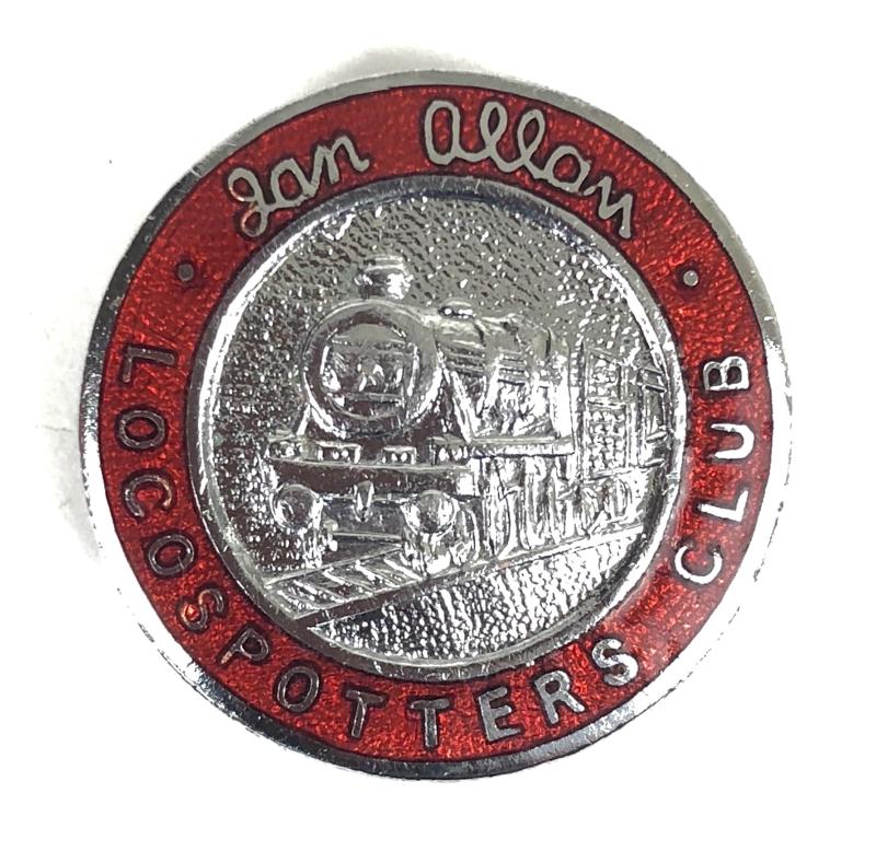 Ian Allan Locospotters Club LMS red enamel badge c1950's
