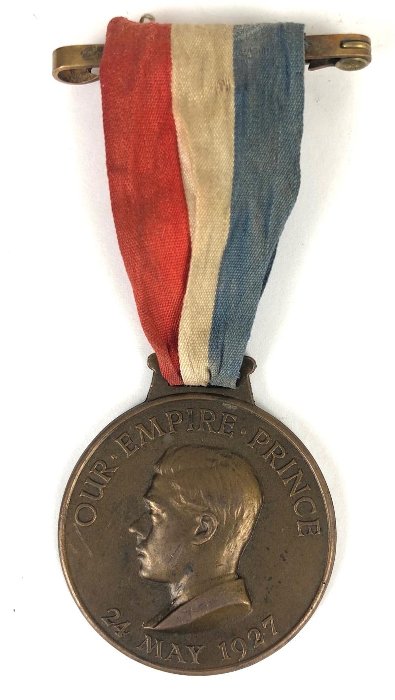 The Prince of Wales 24th May 1927 Our Empire Prince Bronze Medal