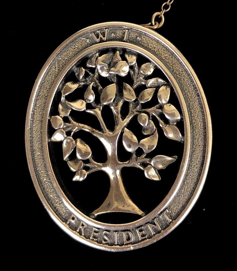 National Federation of Womens Institutes WI PRESIDENT silver brooch