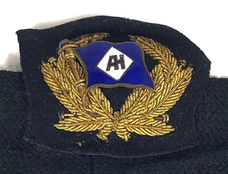Ocean Steamship Co Alfred Holt shipping line officer's cap badge