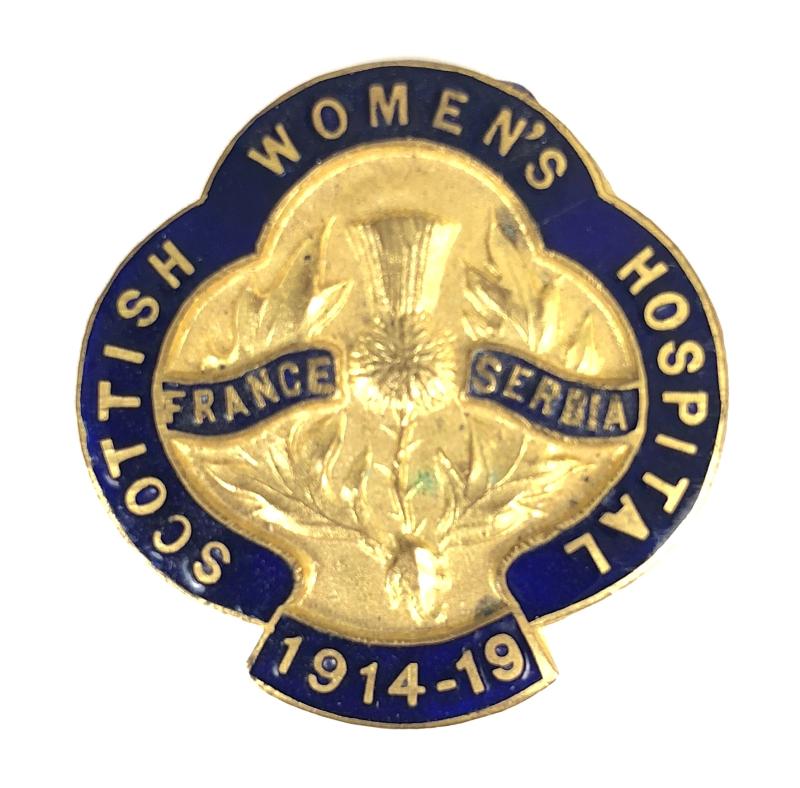 Scottish Women's Hospital France Serbia 1914 -19 Service Award Badge