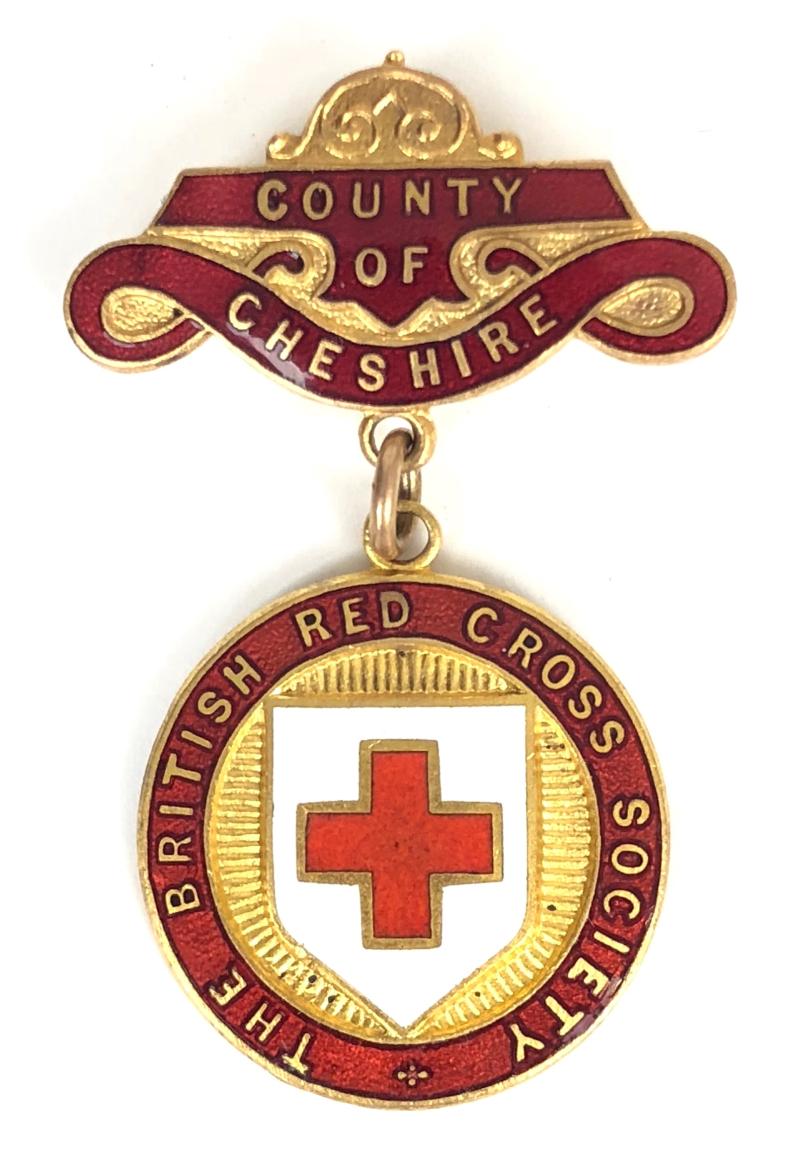 British Red Cross Society County of Cheshire Named Badge