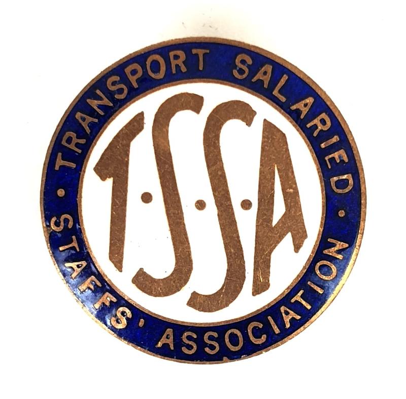 Transport Salaried Staffs Association Railway Union Badge Est.1952
