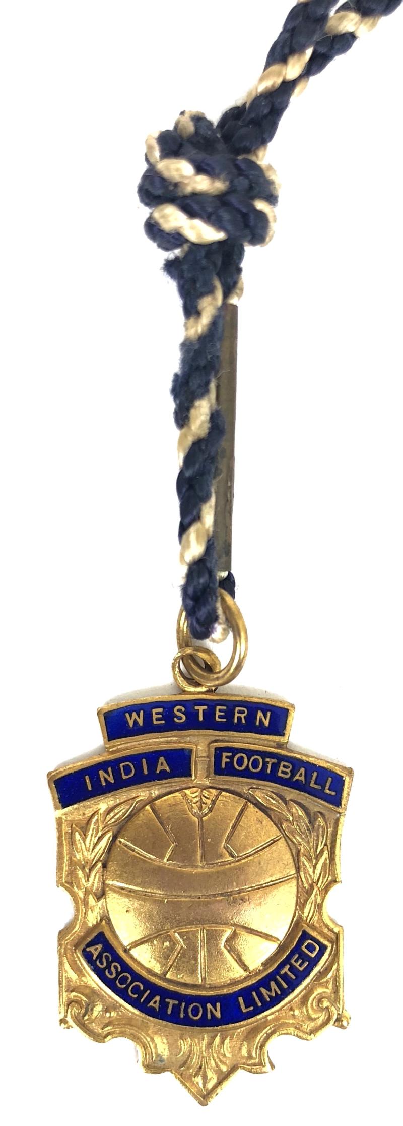 Western India Football Association Limited WIFA membership badge Jewellers Ld Bombay