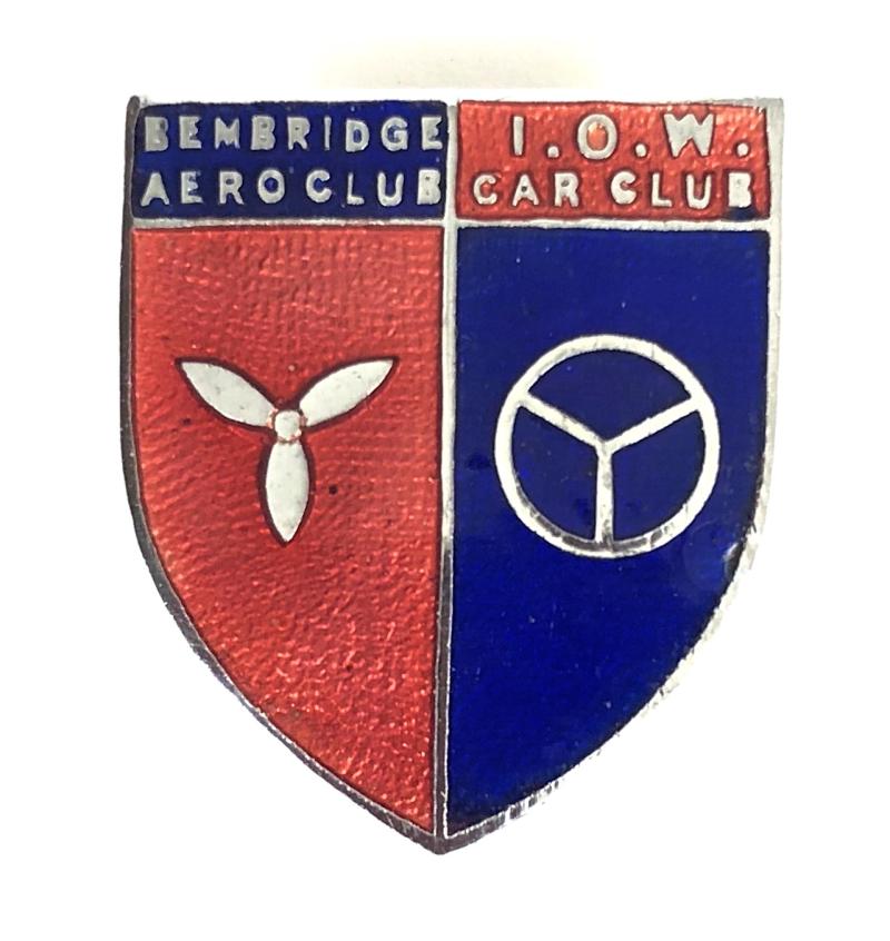 Bembridge Aero Club Isle of Wight Car Club Badge