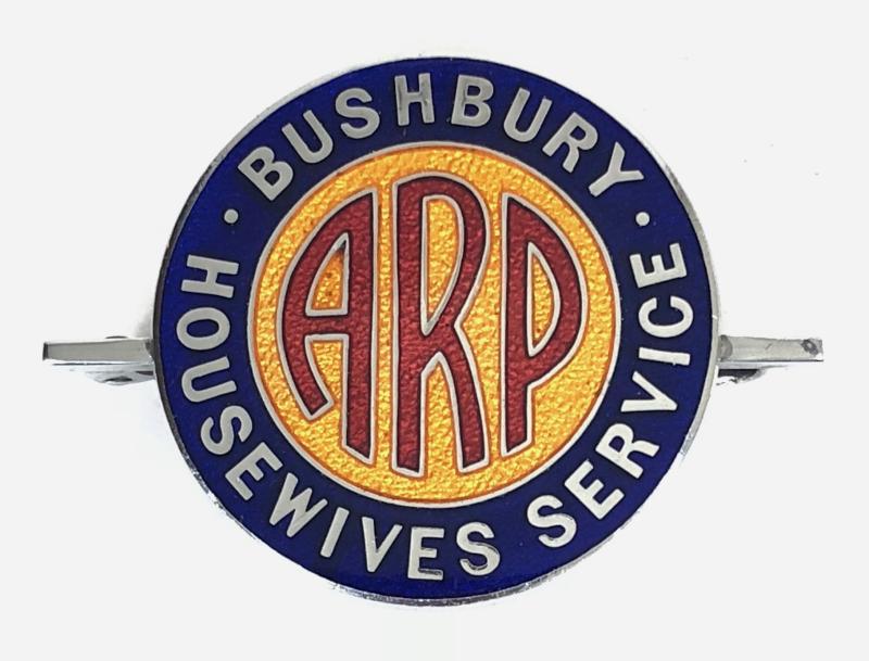 Bushbury Housewives Service ARP Home Front Badge Wolverhampton
