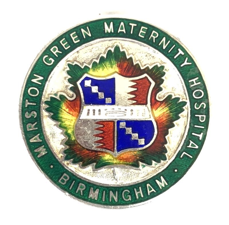 Marston Green Maternity Hospital Birmingham 1964 Hm Silver Badge