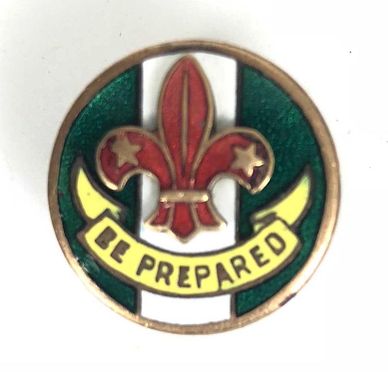 Boy Scouts Group Scoutmaster lapel badge Collins London