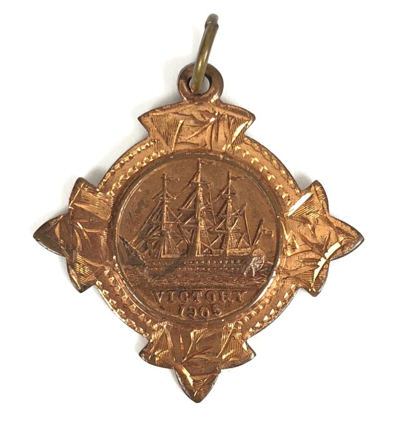 British & Foreign Sailors Society Copper Medal From Nelsons Ship