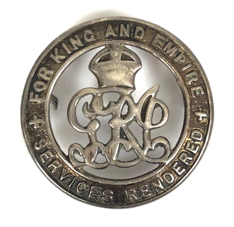 WW1 Silver War Badge 287494 Scottish Seaforth Highlanders Regiment