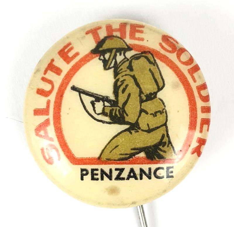 Salute The Soldier Penzance wartime fundraising badge