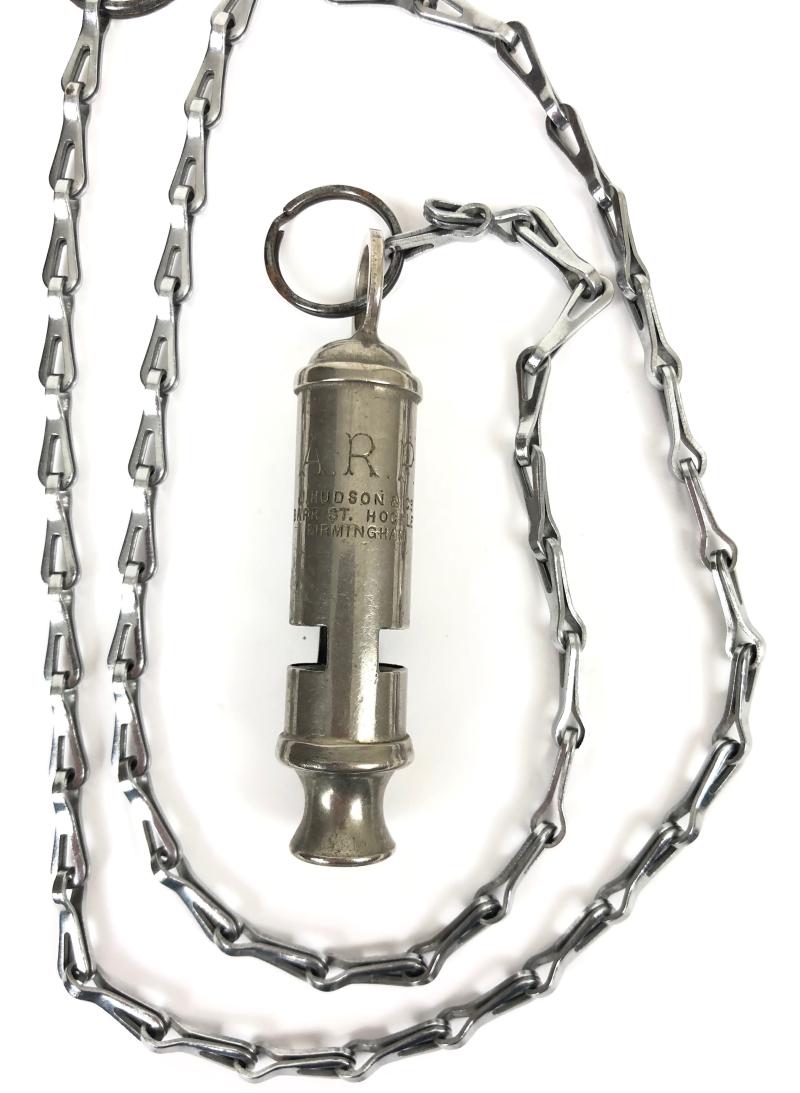 WW2 Air Raid Precautions ARP Whistle by J.Hudson