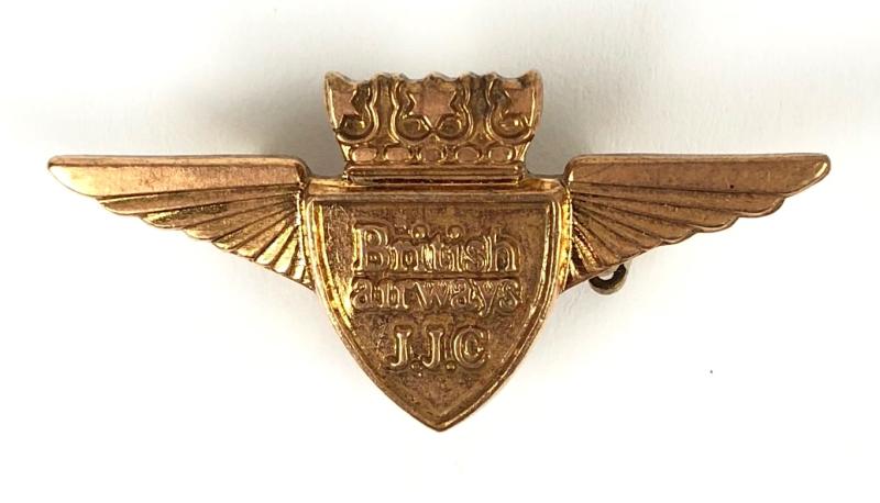 British Airways Junior Jet Club pilots wing badge by Manhattan Products England