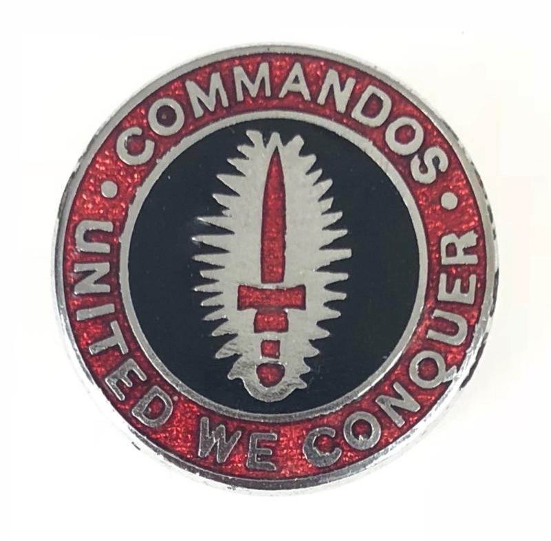 Old Comrades Association of The Army Commandos issue number 7009 badge