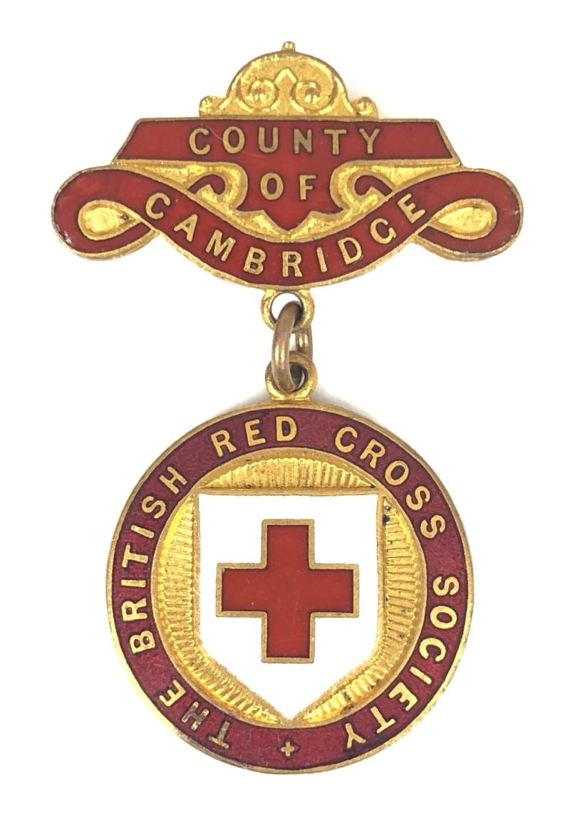 British Red Cross Society County of Cambridge badge