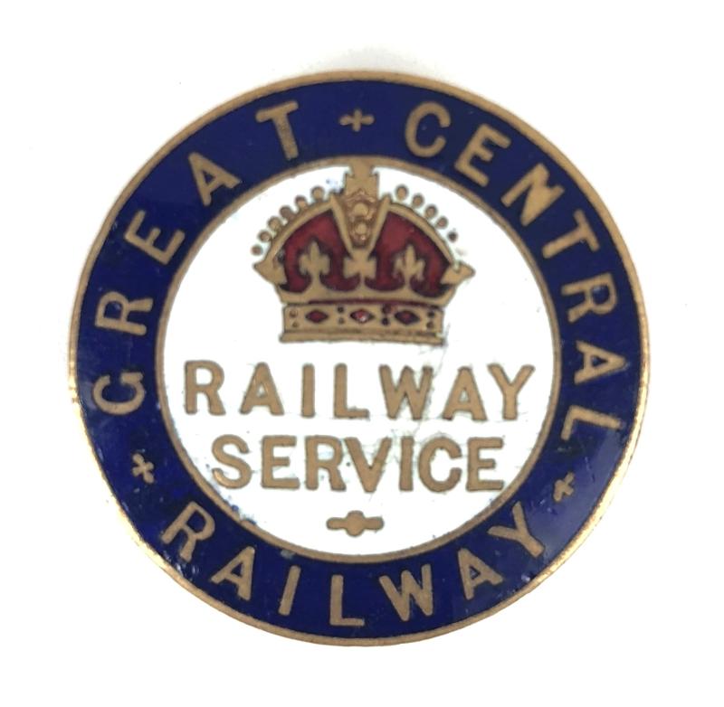 WW1 Great Central Railway On War Service Badge