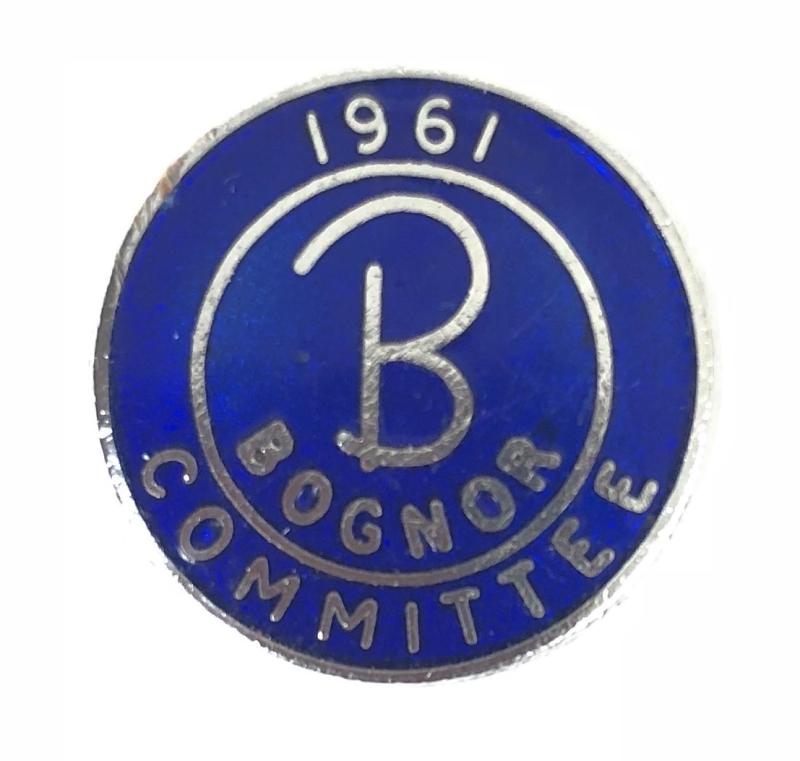 Butlins 1961 Bognor Committee Badge