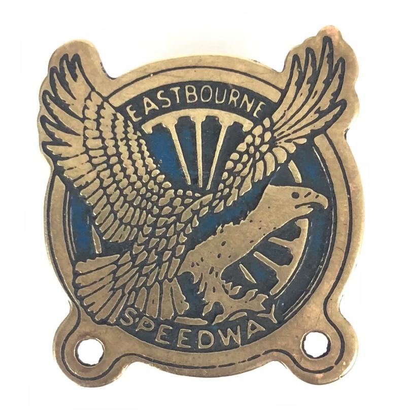 Eastbourne Eagles Speedway Supporters Club buttonhole badge