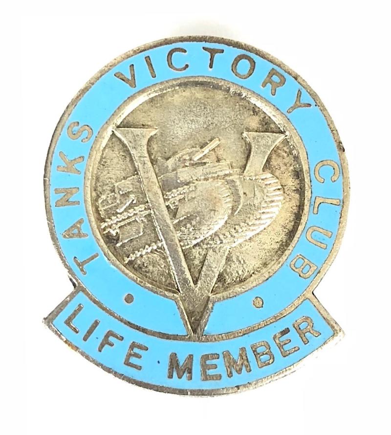 Tanks Victory Club Life Member Lapel Badge