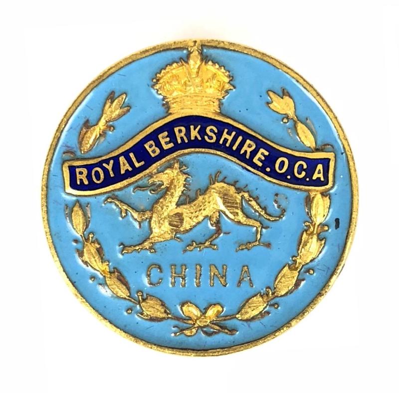 Royal Berkshire Regiment Old Comrades Association lapel badge by NINNES HYTHE