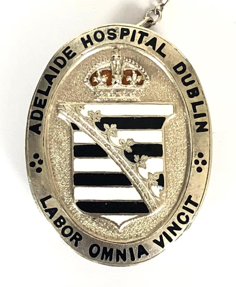 Adelaide Hospital Dublin 1946 Silver Qualification Badge Ireland