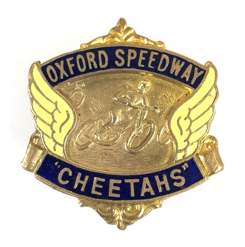 1949 Oxford Cheetahs Speedway Supporters Club Badge by Vernon & Wilson