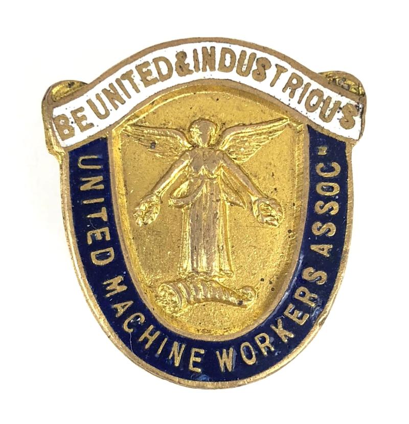 United Machine Workers Association Trade Union Badge