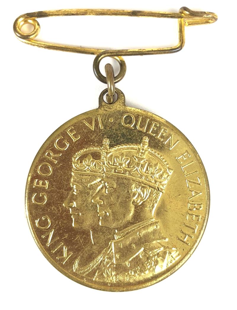 King George VI & Queen Elizabeth Daily Dispatch Birthday Club Medal Founded 1935