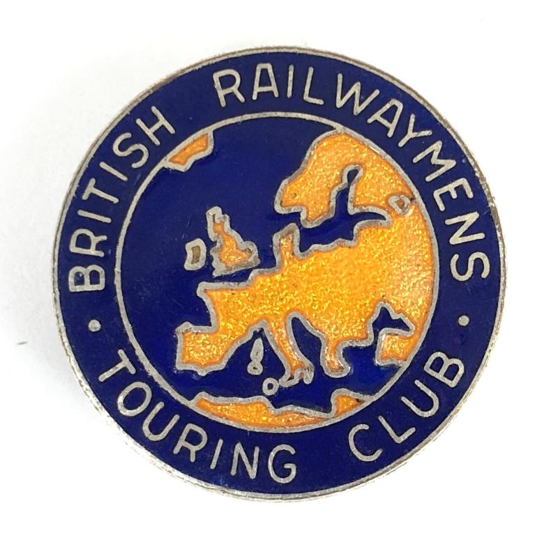 British Railwaymens Touring Club badge issued circa 1949 to 1965