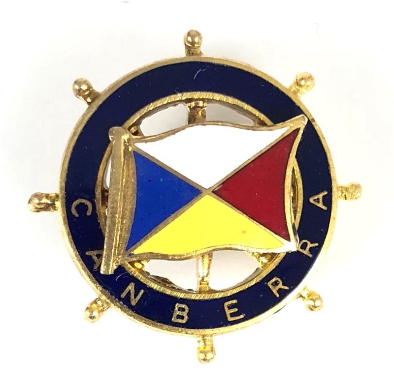 S.S.Canberra P&O shipping line ships wheel badge 1961 - 1998