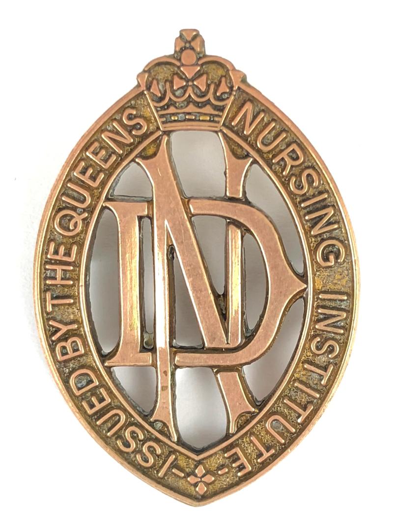 The Queens Nursing Institute District Nurse Pin Badge