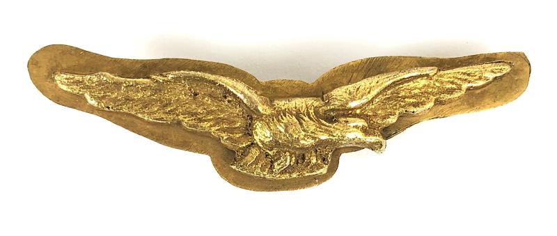 WW1 Royal Naval Air Service RNAS pilots wing breast badge