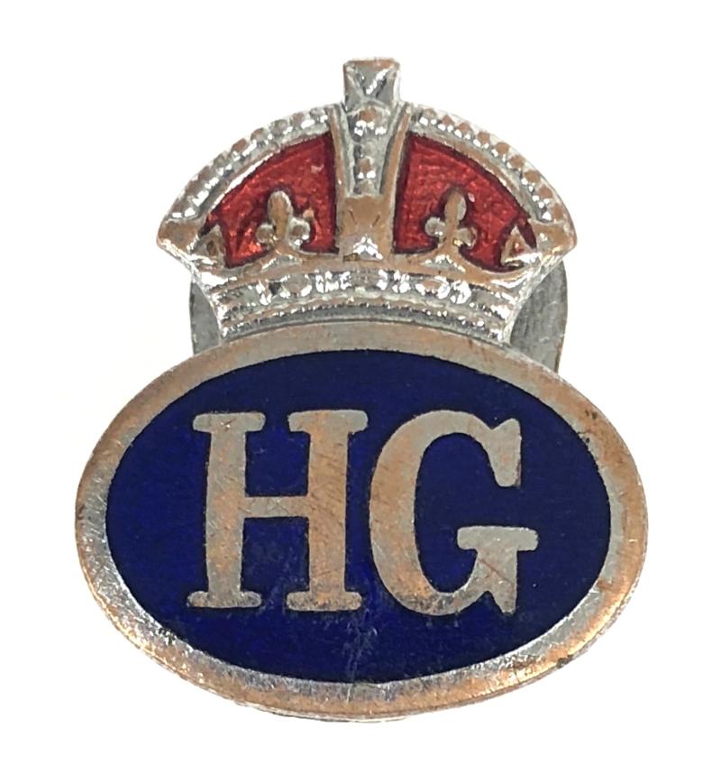 WW2 Home Guard invasion defence home front lapel badge