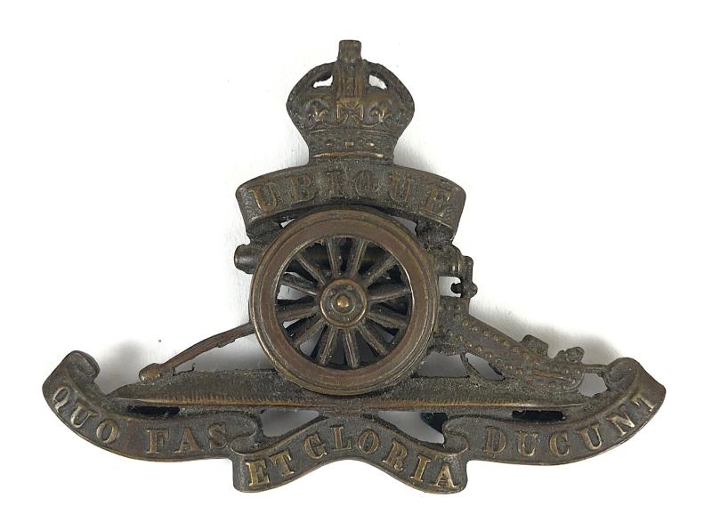 Royal Artillery officers OSD cap badge J.R.GAUNT LONDON