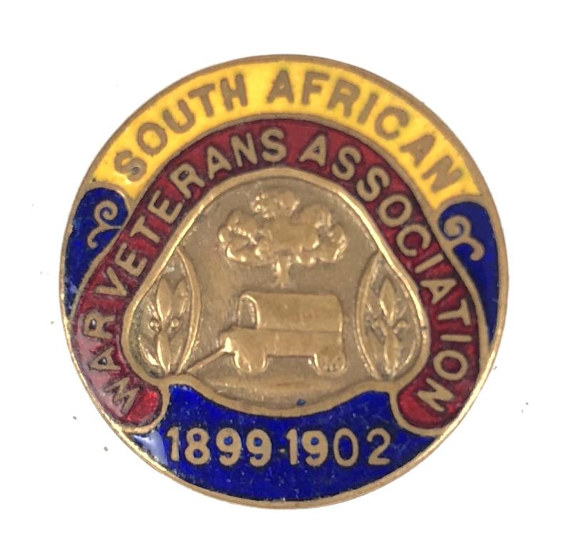 Boer War South African 1899 1902 War Veterans Association Badge