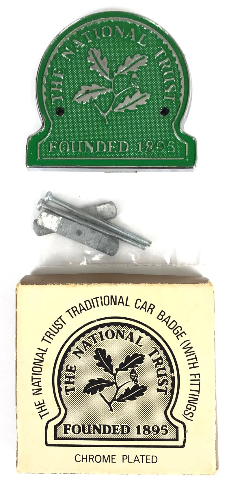 The National Trust Traditional Car Badge With Fitting Unused in Original Box