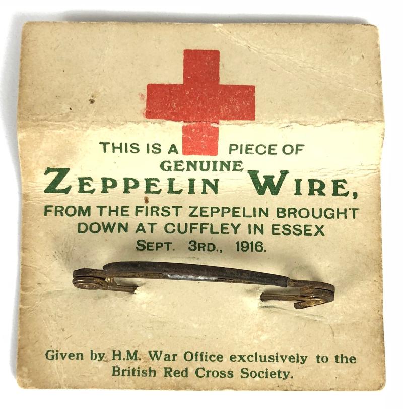 WW1 Wire from Zeppelin brought down at Cuffley Essex Sept 3rd 1916