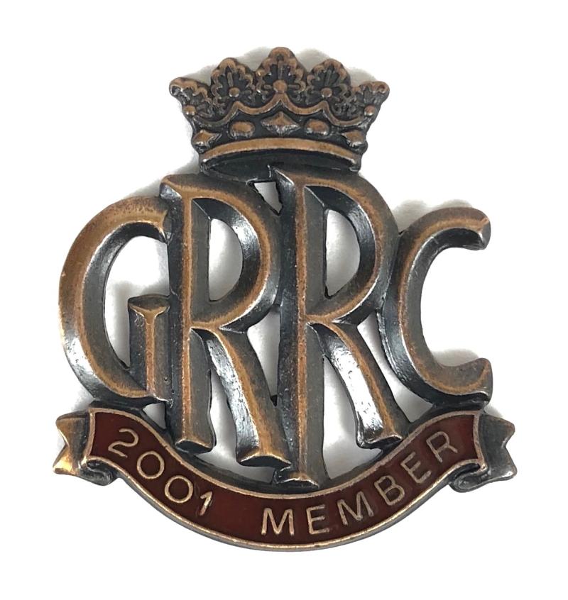 Goodwood Road Racing Club GRRC 2001 member badge