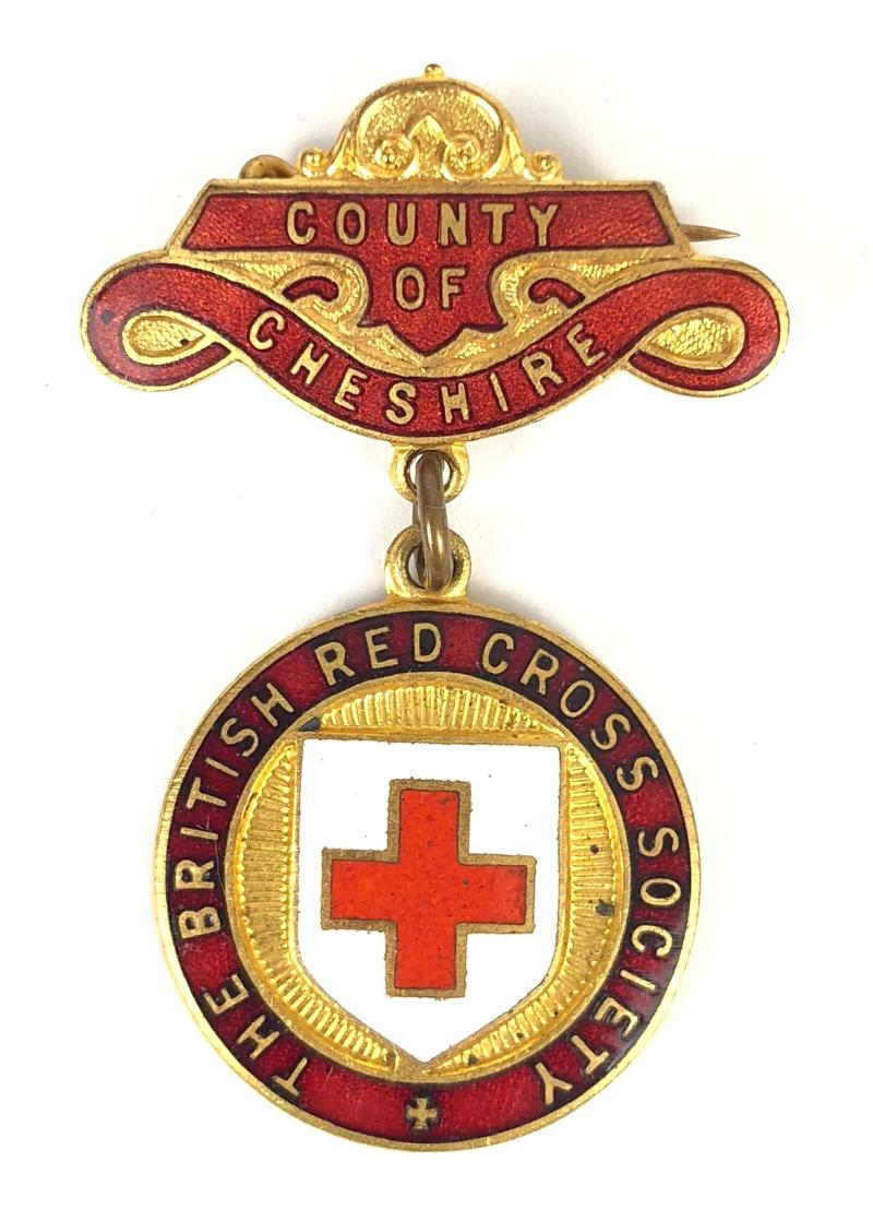 British Red Cross Society County of Cheshire Named Badge