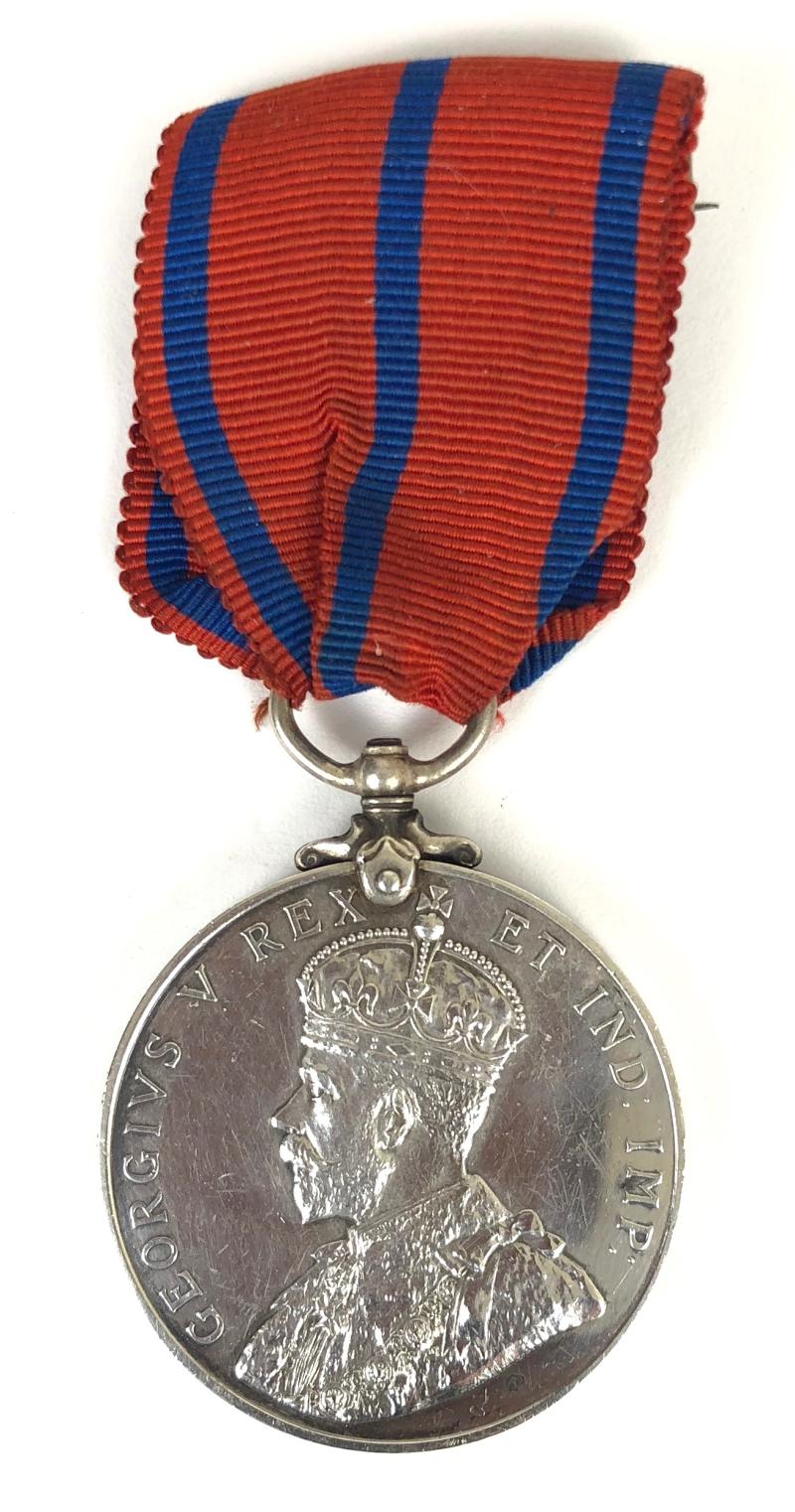 King George V Coronation 1911 St Andrew’s Ambulance Corps Medal named to a DOCTOR