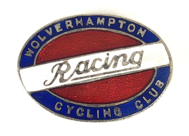 Wolverhampton Racing Cycling Club logo badge formed 1938