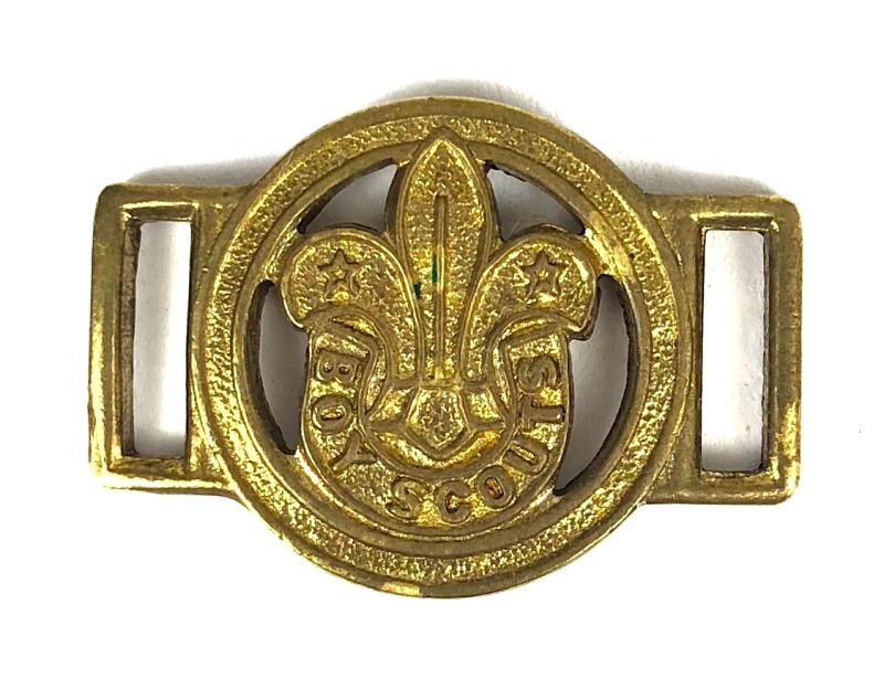 Boy Scouts Forces Wrist Strap brass ID bracelet badge