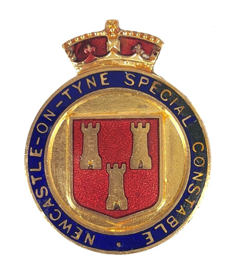 Newcastle Upon Tyne Special Constable numbered police badge