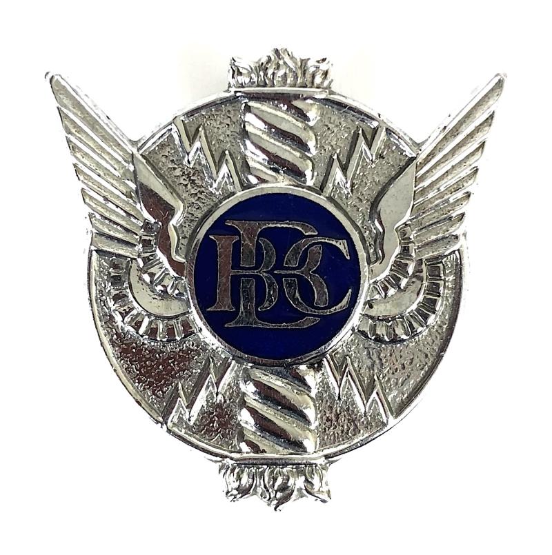 British Broadcasting Corporation BBC Cap Badge H.W.Miller Ltd